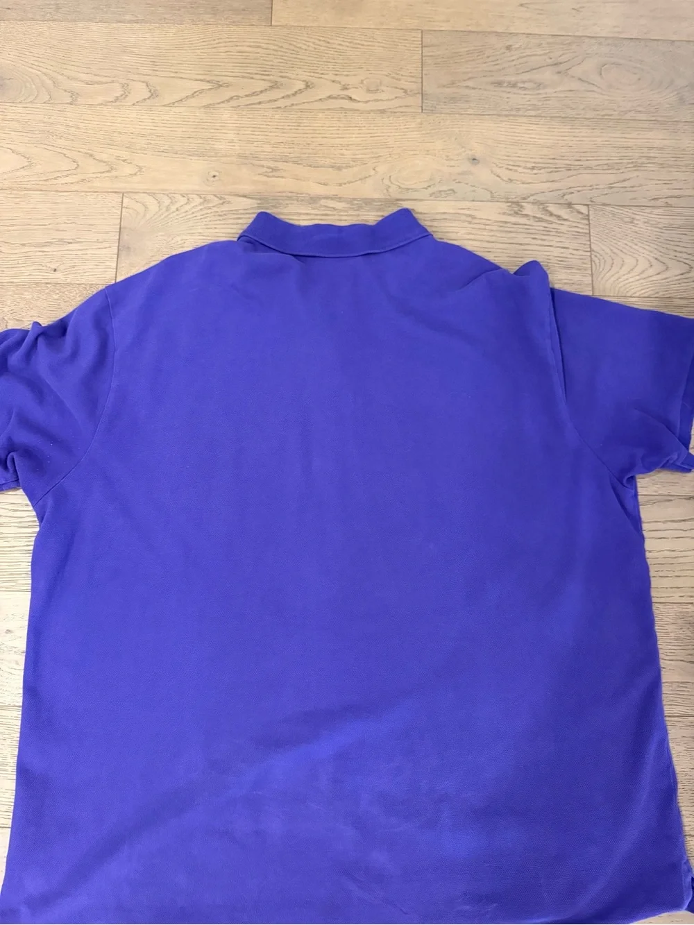 Ralph Lauren Purple Short-Sleeve Polo with Orange Pony